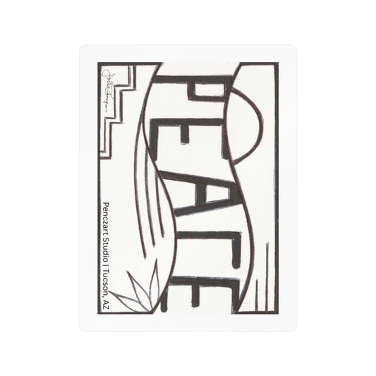 Premium Waterproof Vinyle Sticker | Peace