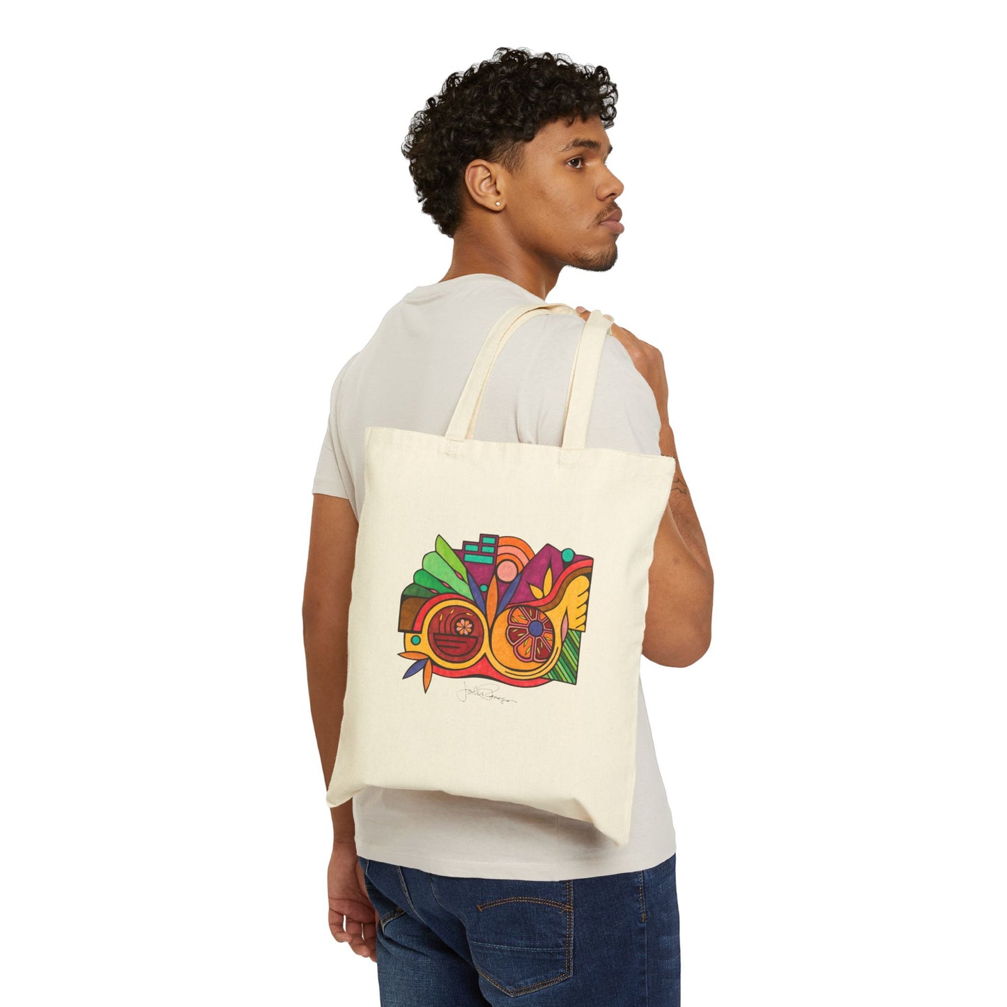 Leaving the Picture - Utility Canvas Premium Art Tote