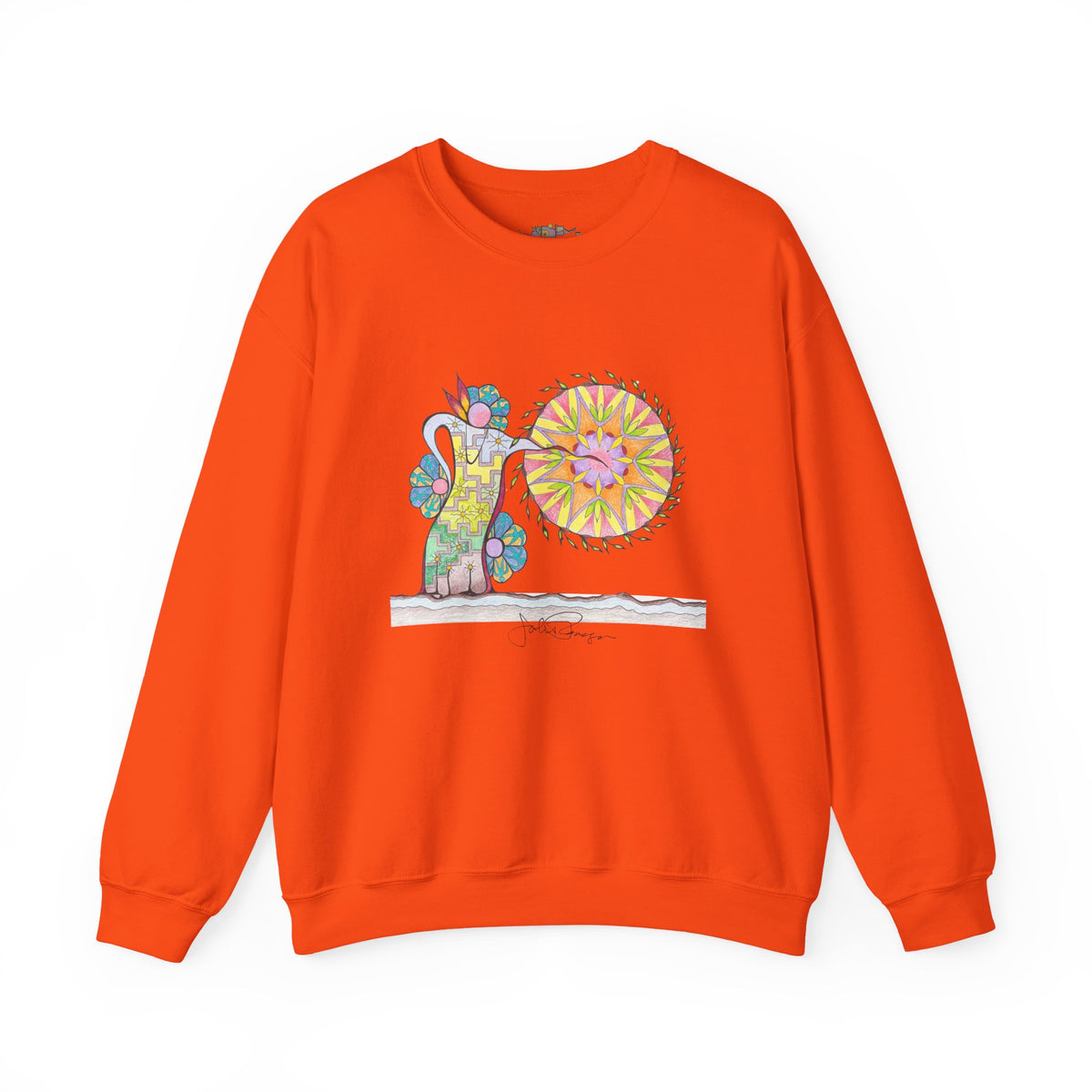 Premium Pullover Sweatshirt Wearable Art | Pow Wow Drum