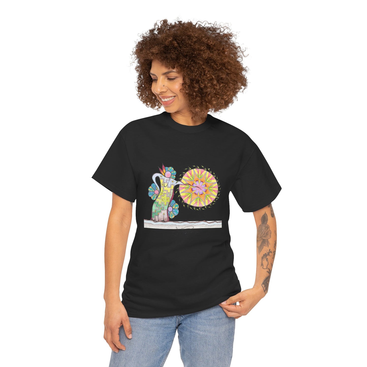 PowWow Drum - Short Sleeve Premium Wearable Art