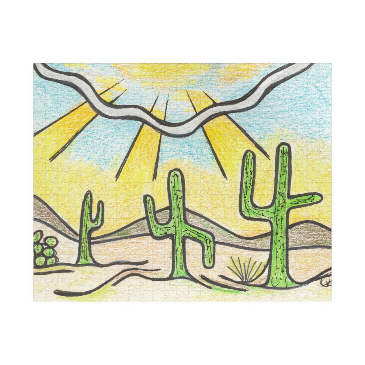 Premium Art Jigsaw Puzzle | Saguaro