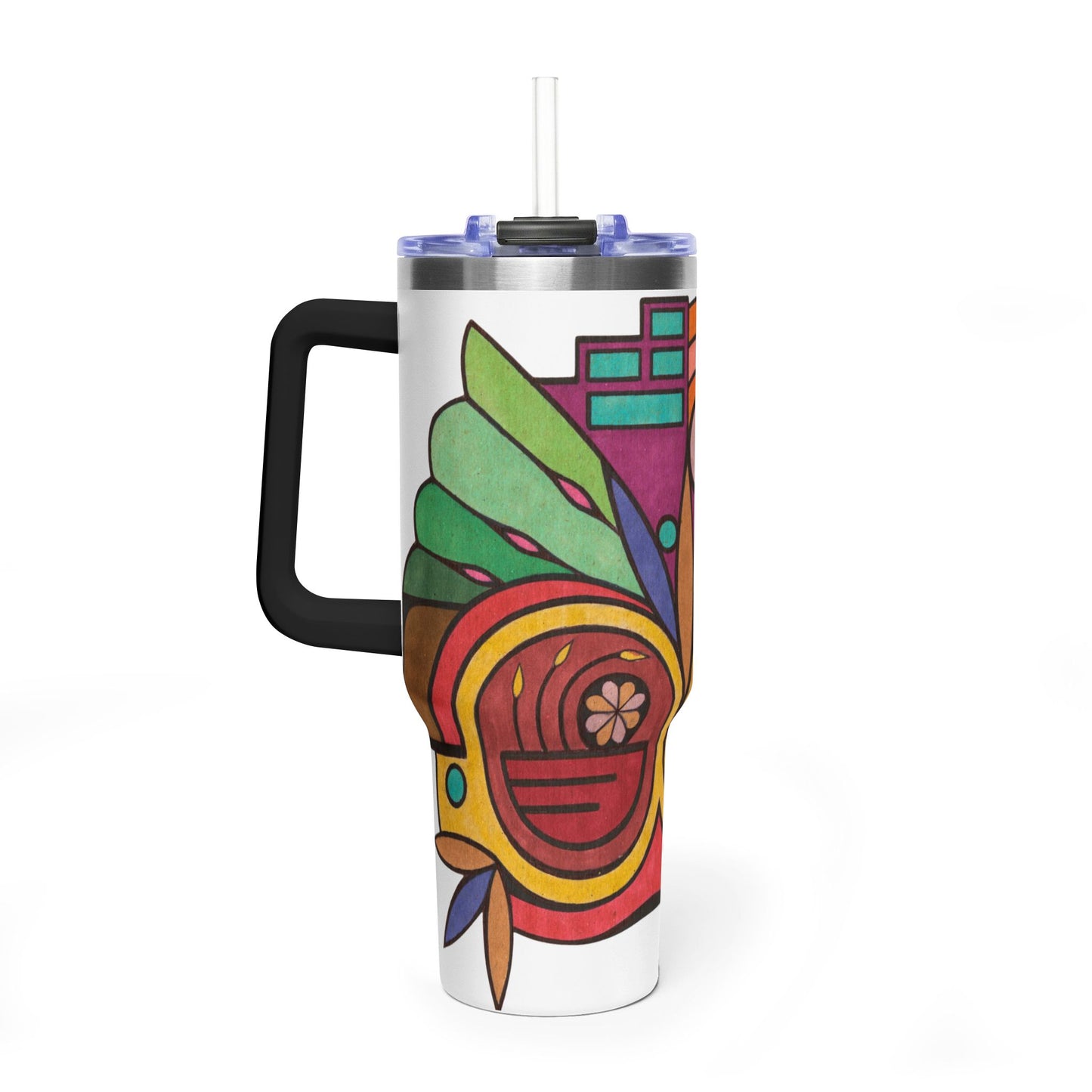 Leaving the Picture - Wrap-Around Art Tumbler (40 oz)