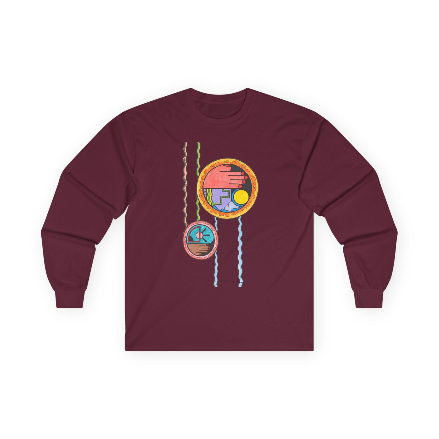 Wave While Passing - Long Sleeve Premium Wearable Art