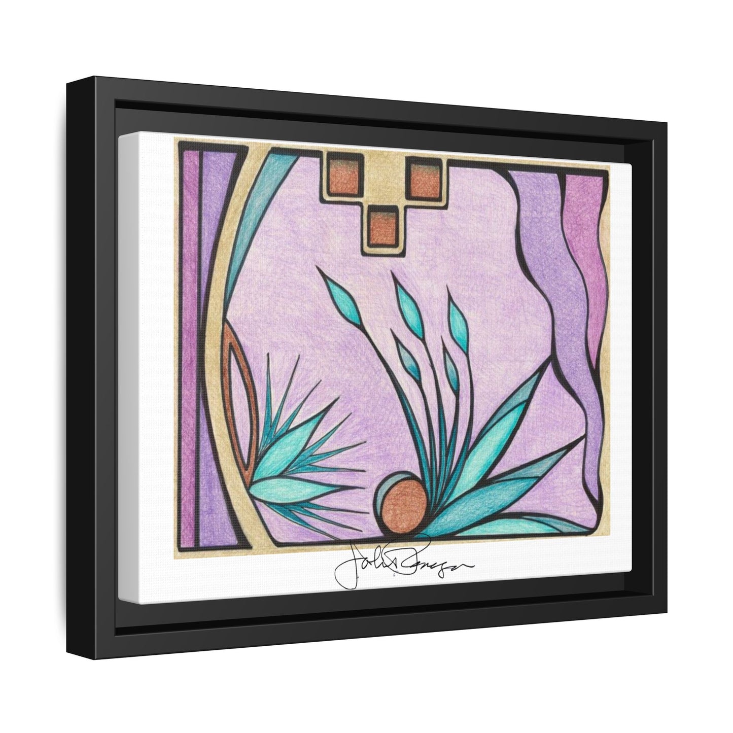 Deep Purple Visions - Archival Gallery Matte Canvas