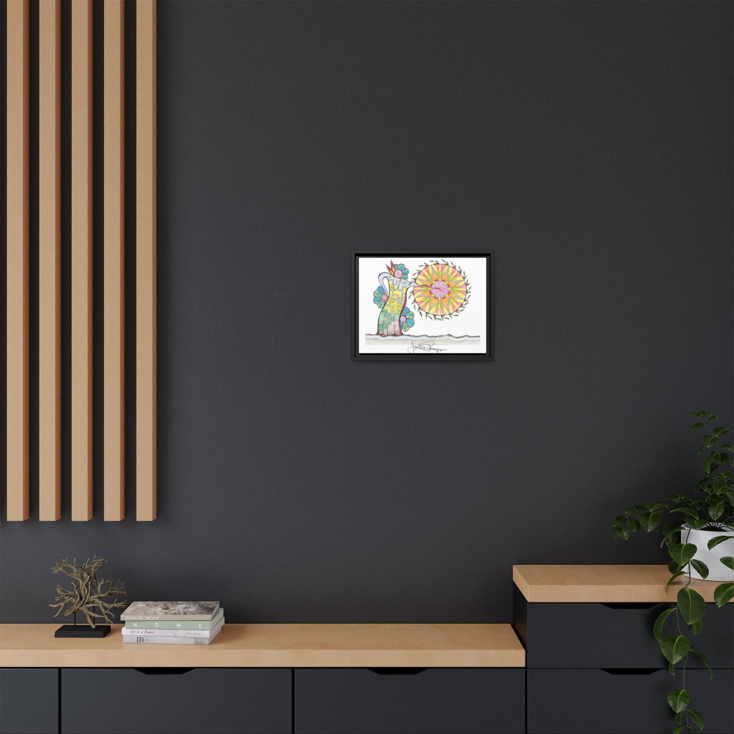 PowWow Drum - Archival Gallery Matte Canvas