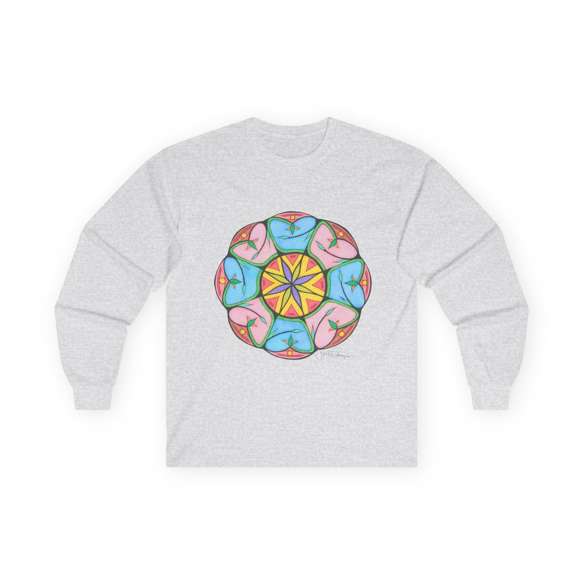 Premium Long Sleeve T-Shirt Wearable Art | Heaven's Gate Mandala