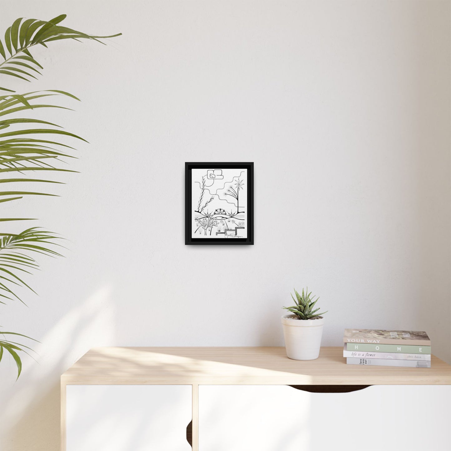 Premium Gallery Framed Matte Canvas | The World is Round