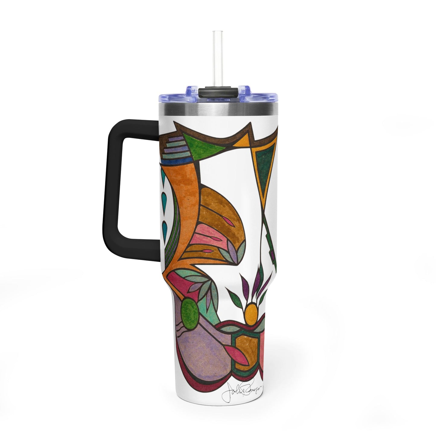 Life Cycle - Wrap-Around Art Tumbler (40 oz)