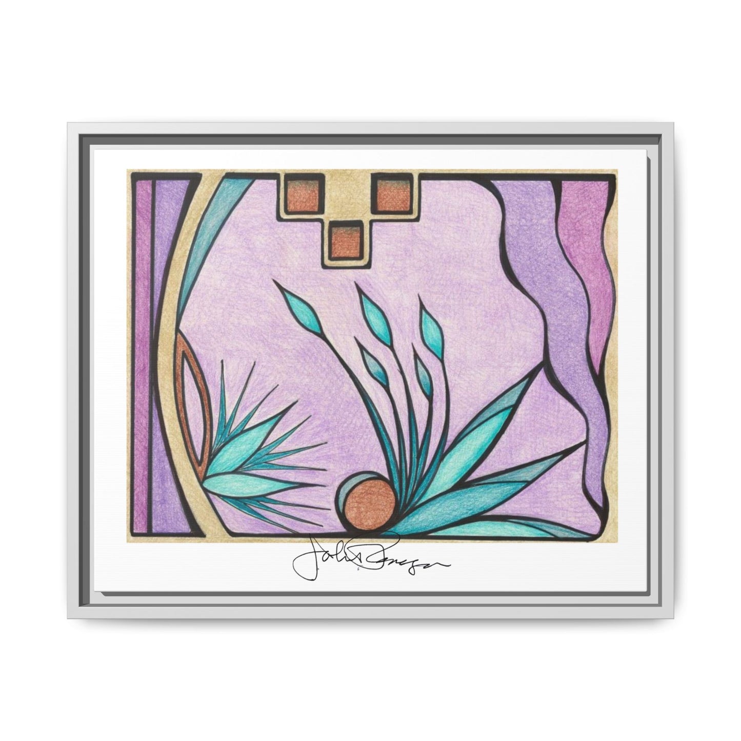 Deep Purple Visions - Archival Gallery Matte Canvas