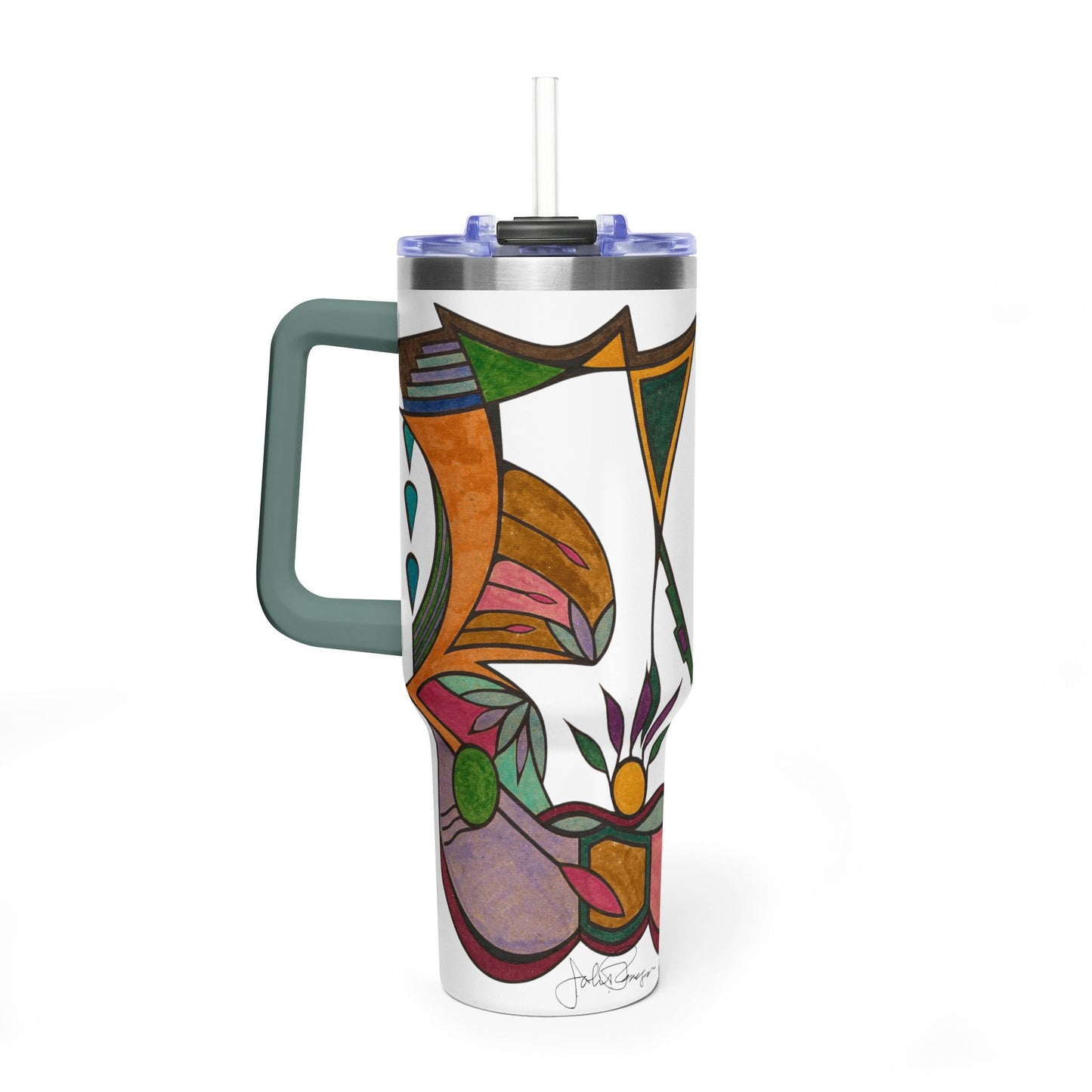 Life Cycle - Wrap-Around Art Tumbler (40 oz)