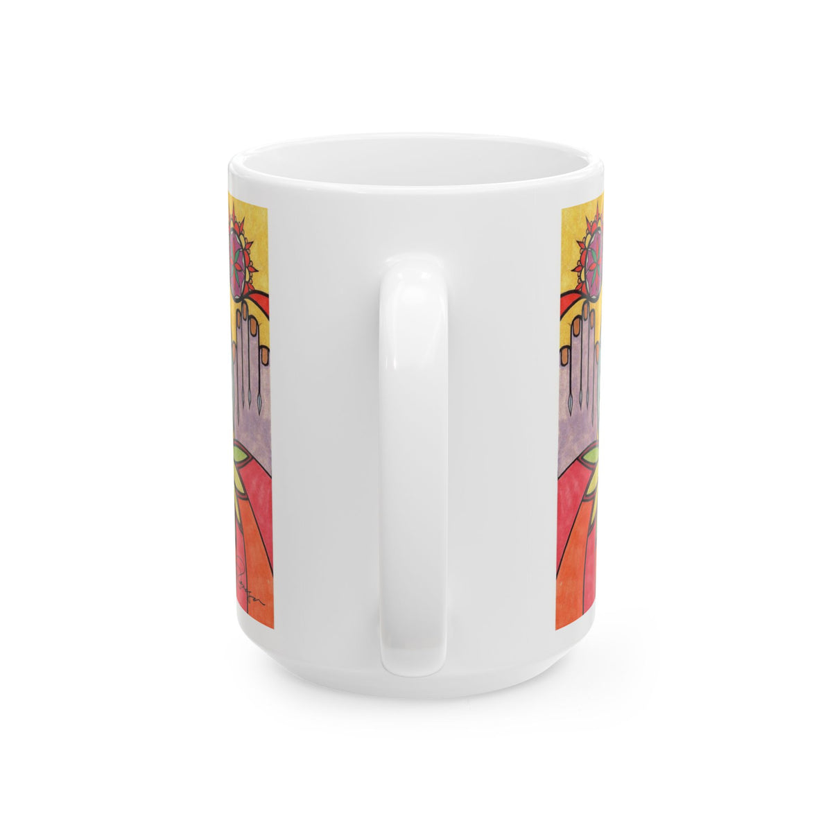 Premium Ceramic Art Mug (11oz & 15oz) | Hands