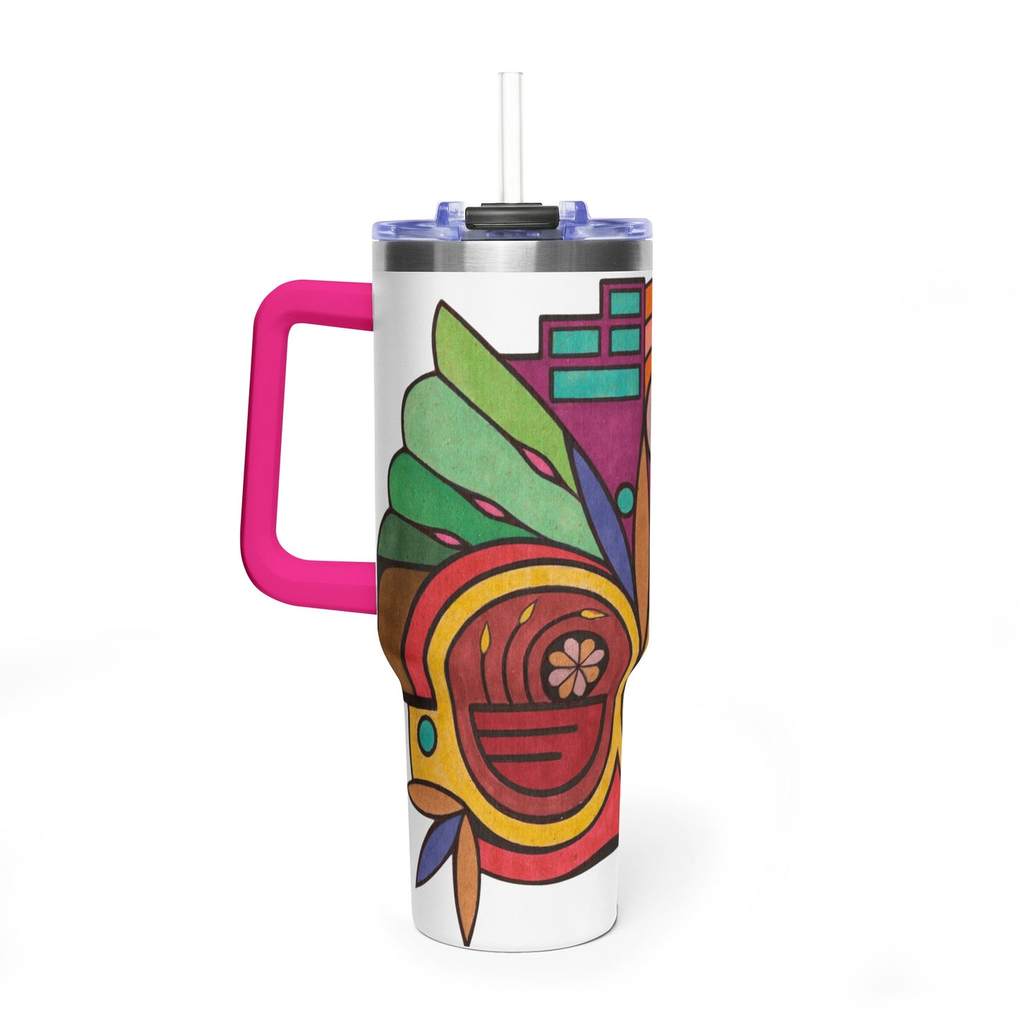 Leaving the Picture - Wrap-Around Art Tumbler (40 oz)