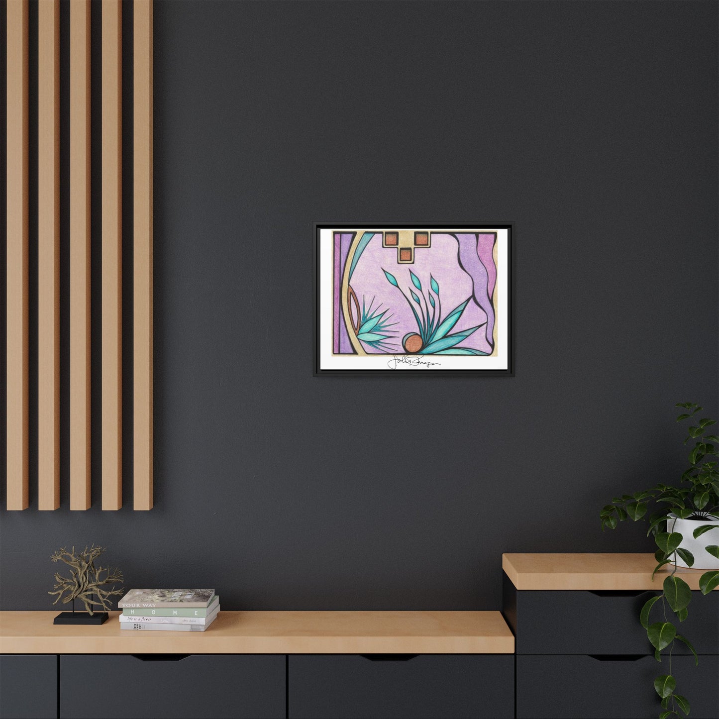 Deep Purple Visions - Archival Gallery Matte Canvas