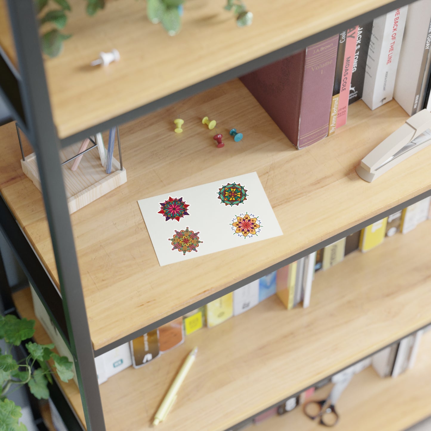 Mandala Collection 1 — Hand-Drawn Vinyl Sticker Pack