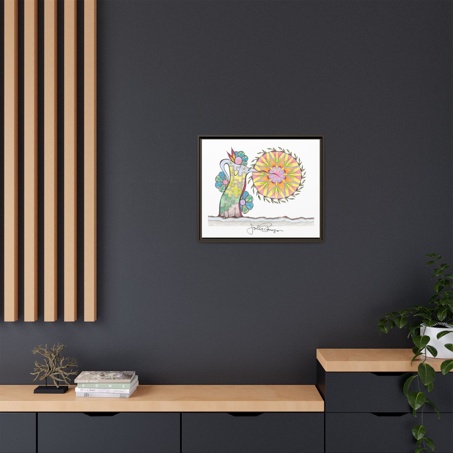 PowWow Drum - Archival Gallery Matte Canvas