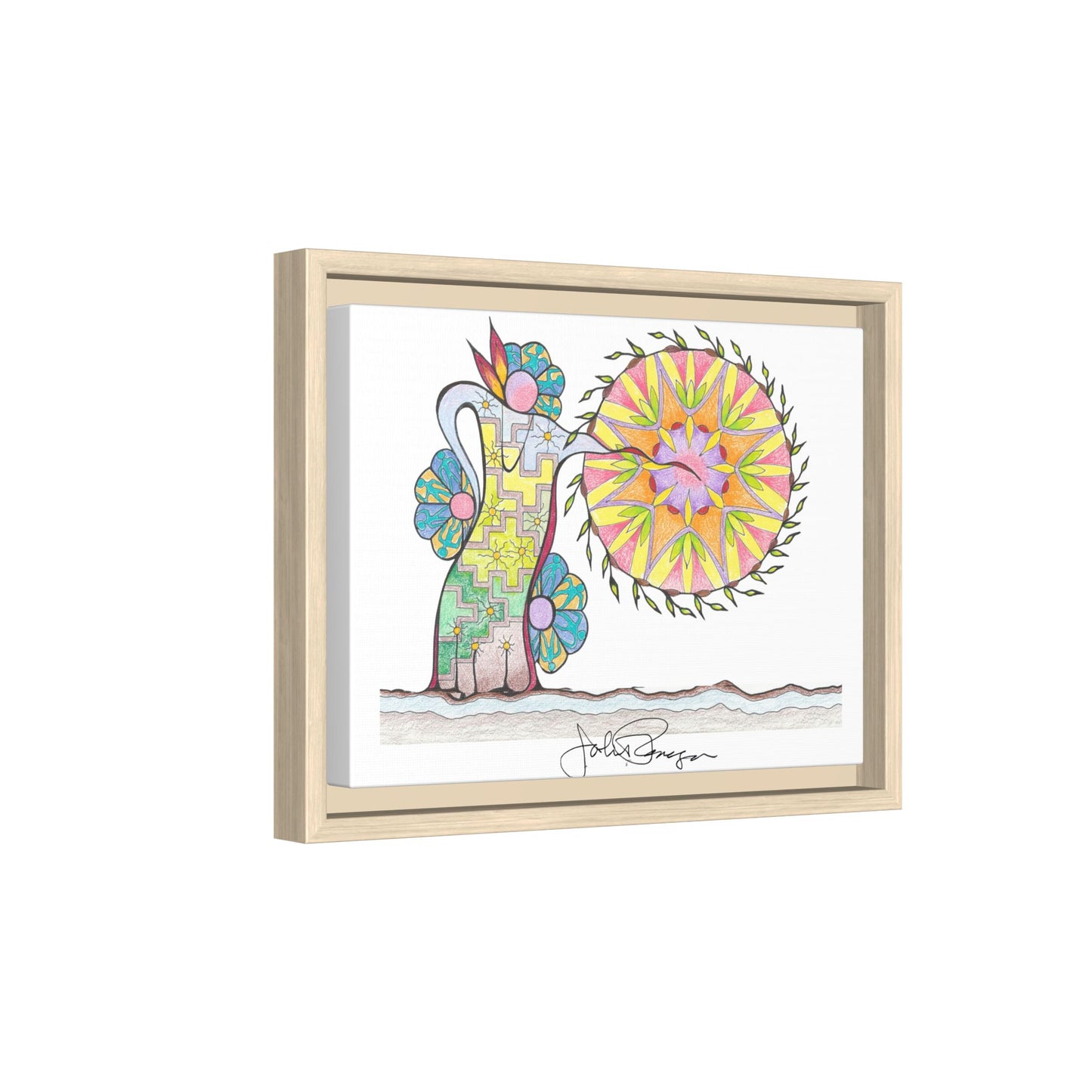 PowWow Drum - Archival Gallery Matte Canvas