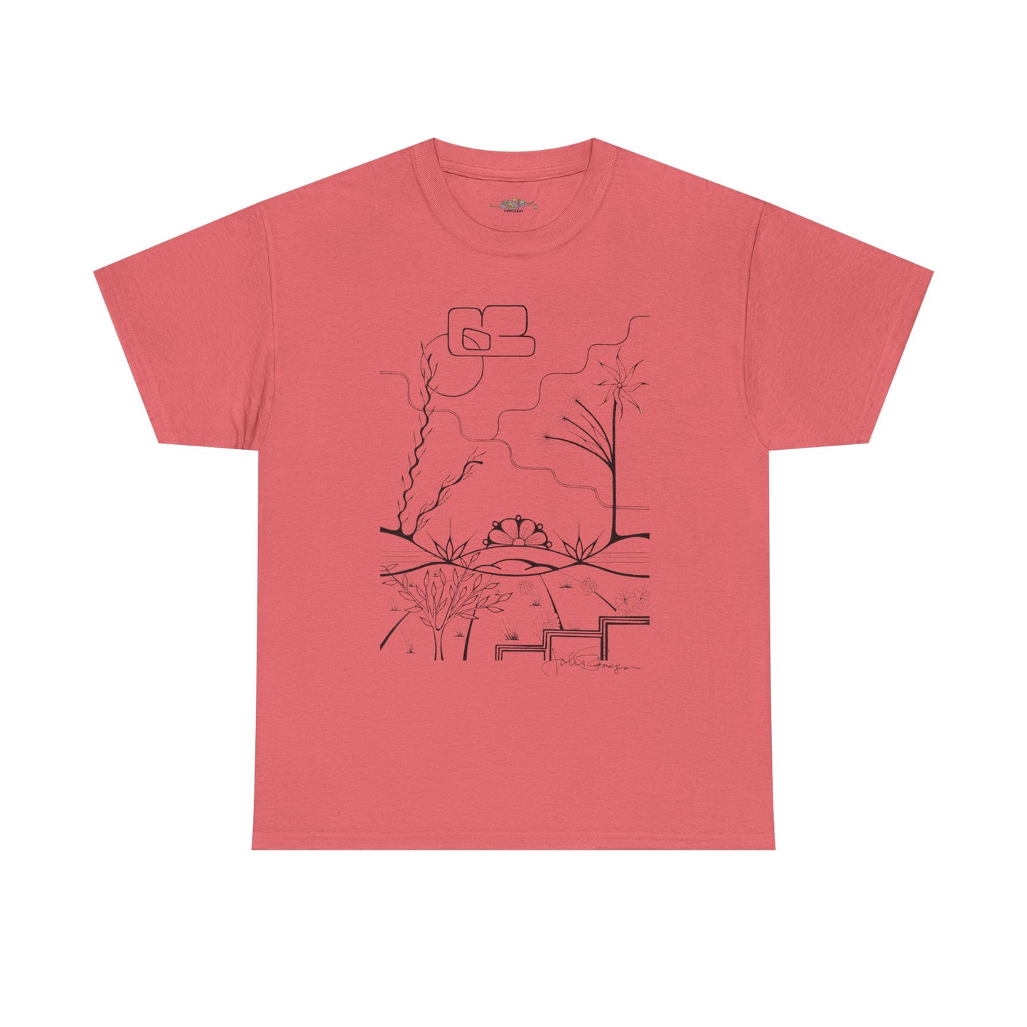 Premium Short Sleeve T-Shirt Wearable Art | The World is Round