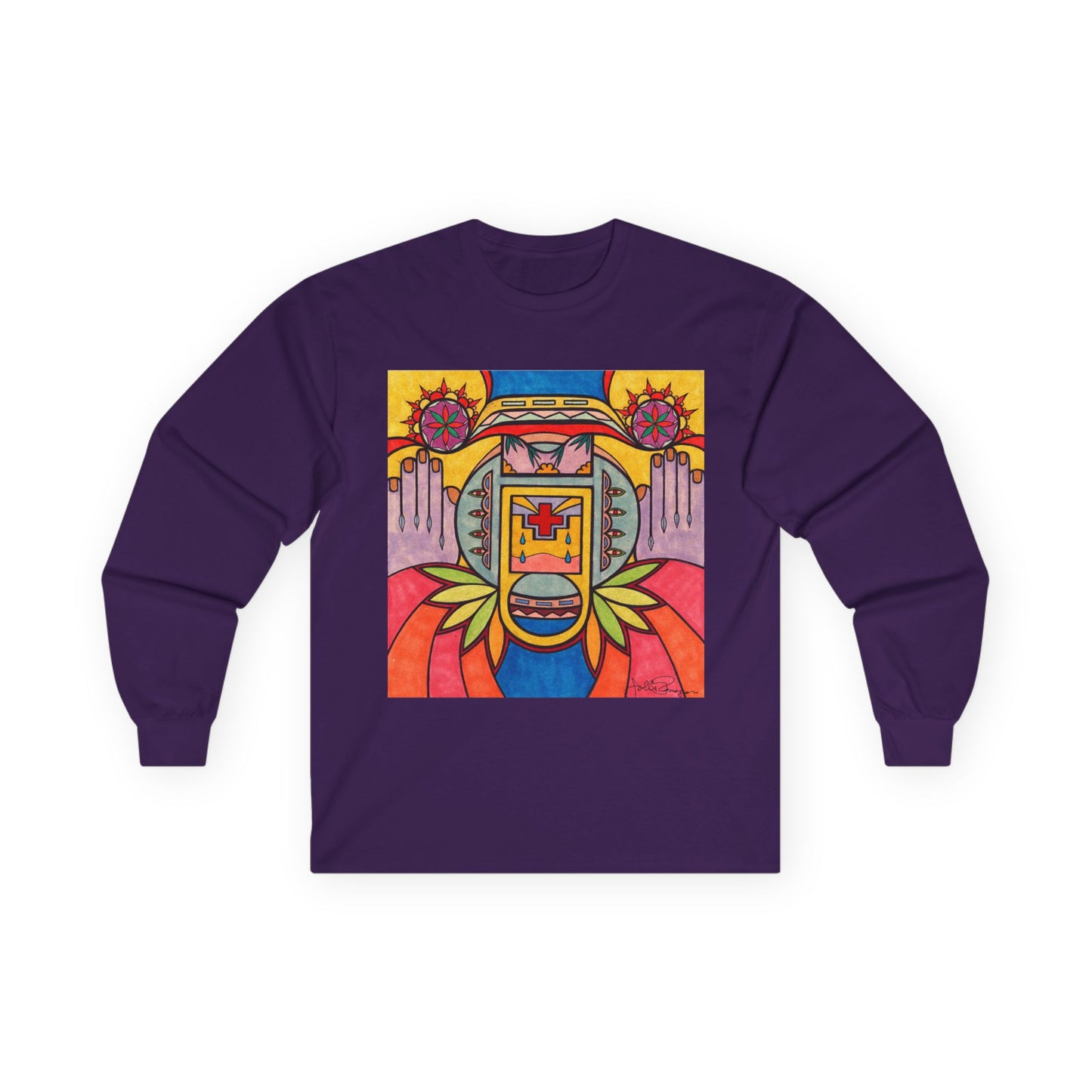 Premium Long Sleeve T-Shirt Wearable Art | Hands