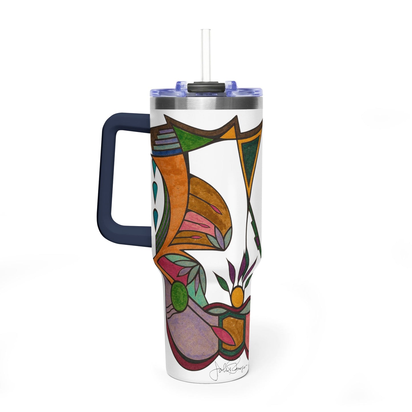 Life Cycle - Wrap-Around Art Tumbler (40 oz)