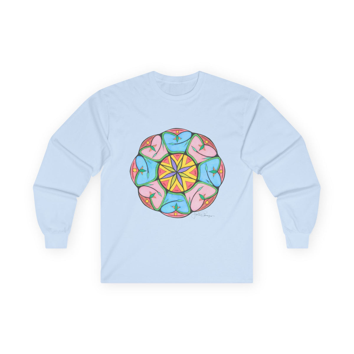 Premium Long Sleeve T-Shirt Wearable Art | Heaven's Gate Mandala