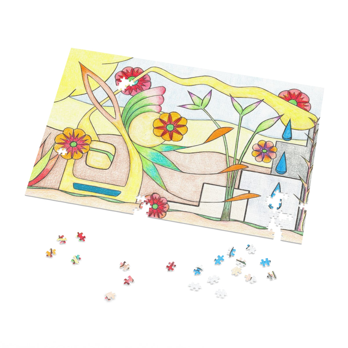 Premium Art Jigsaw Puzzle with Tin | Dancing in the Wind