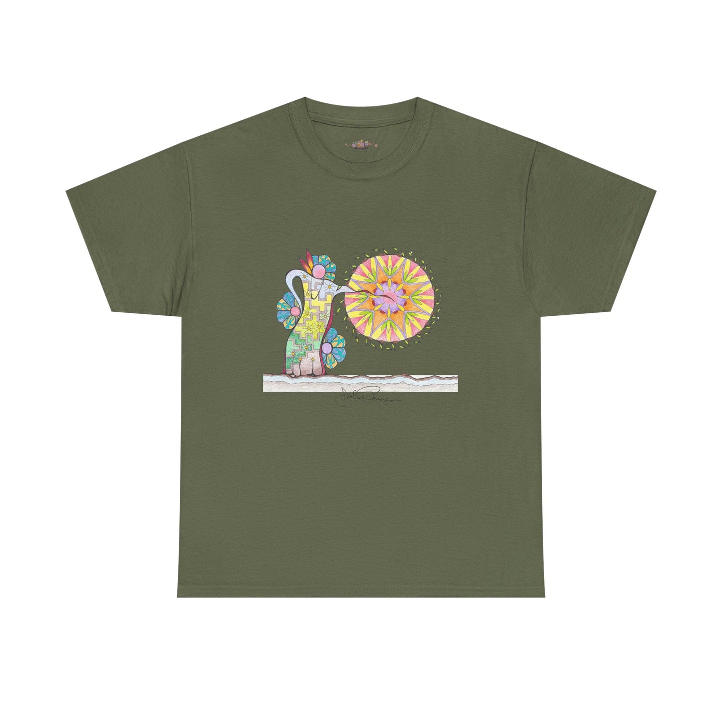 PowWow Drum - Short Sleeve Premium Wearable Art