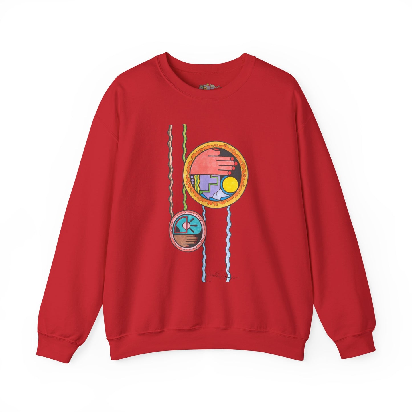 Wave While Passing - Pullover Sweatshirt Premium Wearable Art
