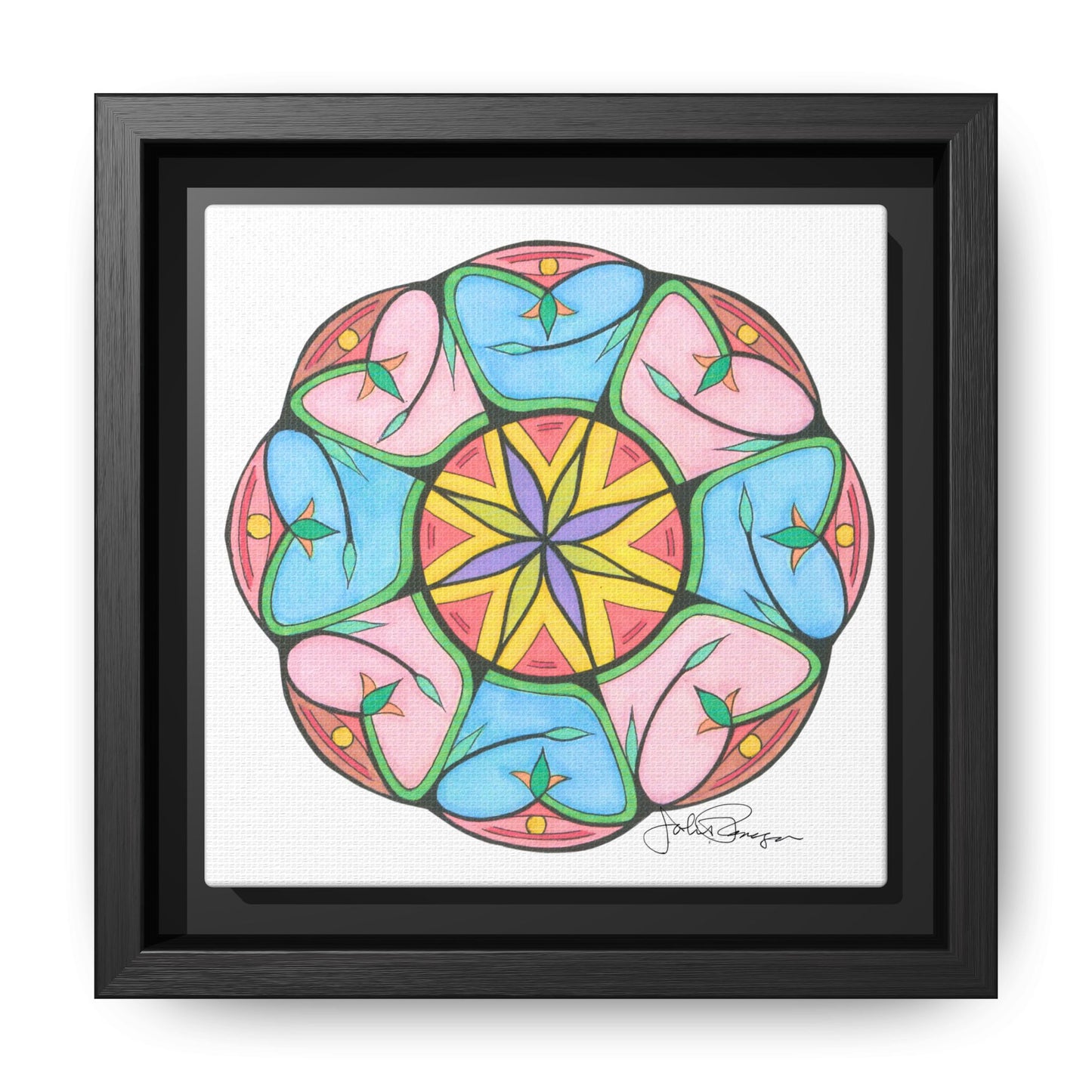 Heaven's Gate Mandala - Archival Gallery Matte Canvas