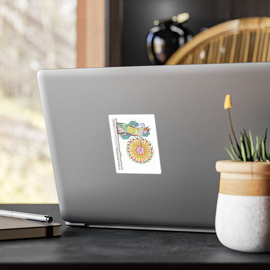 Premium Waterproof Vinyl Sticker | Pow Wow Drum