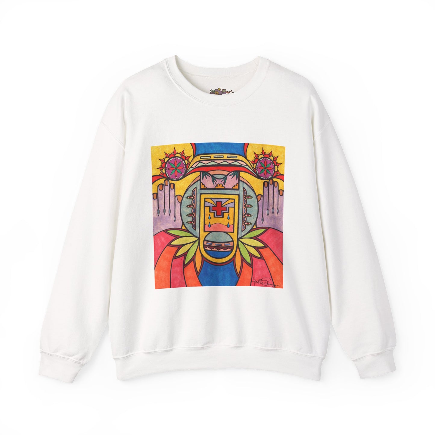 Premium Pullover Sweatshirt Wearable Art | Hands