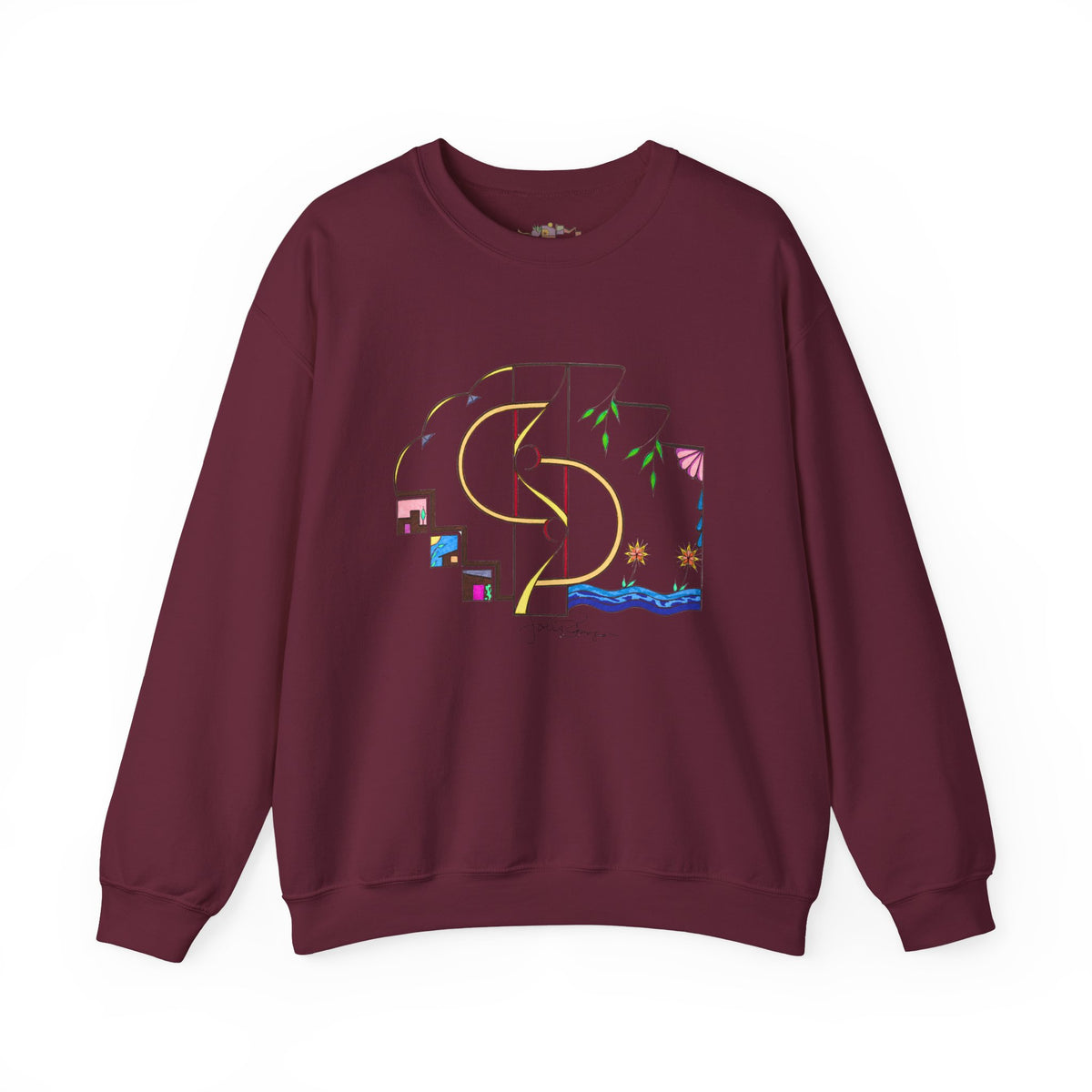 Premium Pullover Sweatshirt Wearable Art | Finding Home