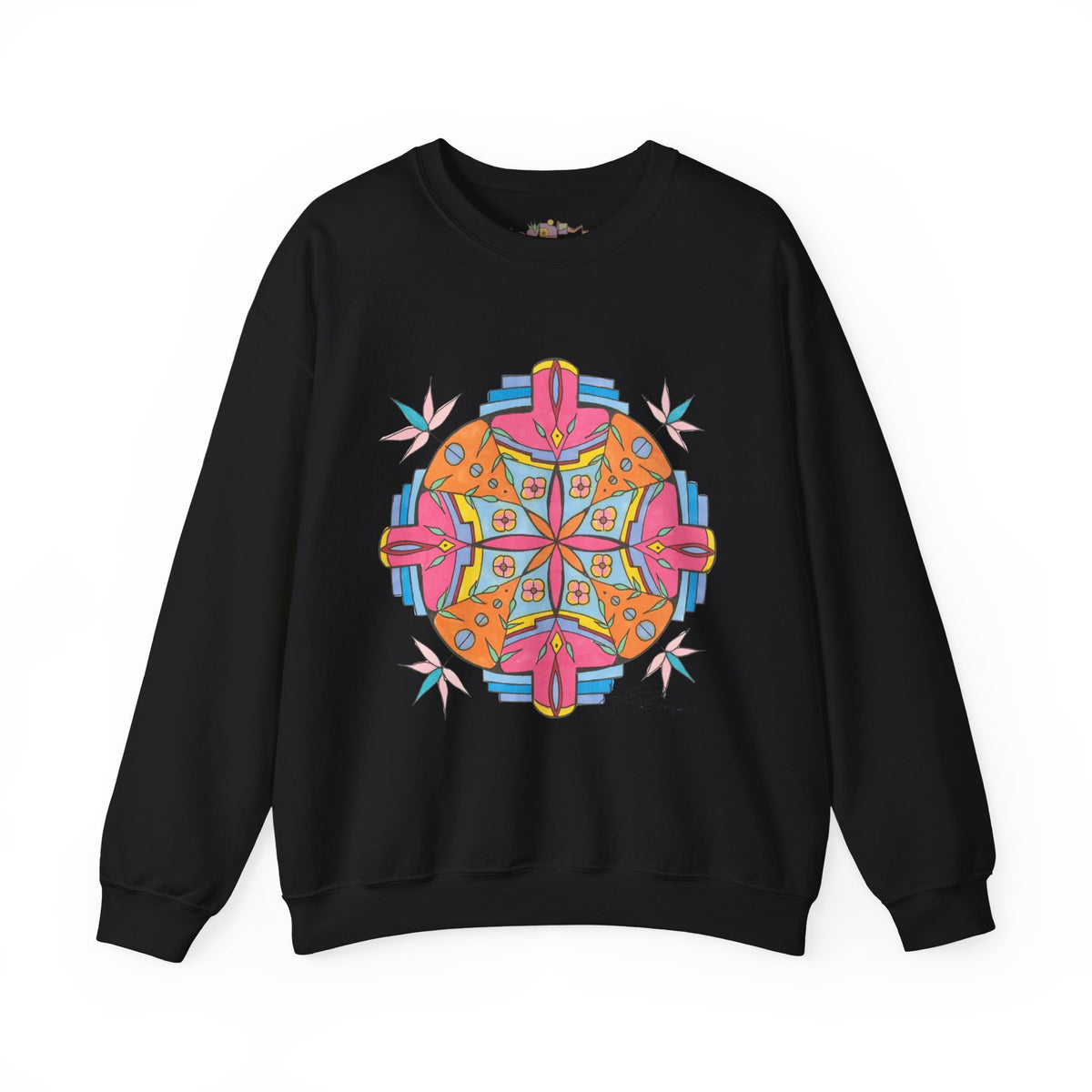 Premium Pullover Sweatshirt Wearable Art | Break Out Mandala