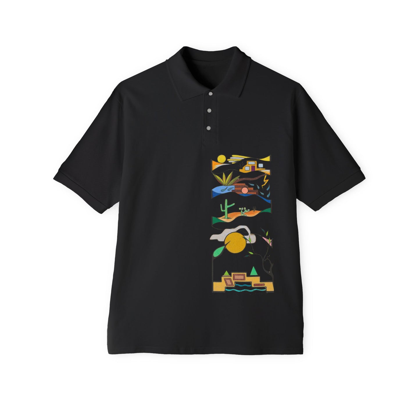 Sabino Memories - Premium Pique Polo Wearable Art