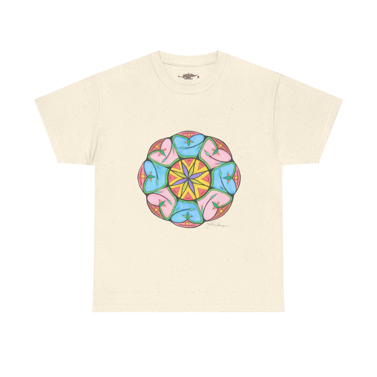 Premium Short Sleeve T-Shirt Wearable Art | Heaven's Gate Mandala
