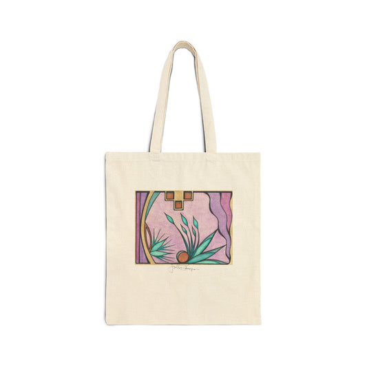 Deep Purple Visions - Utility Canvas Premium Art Tote