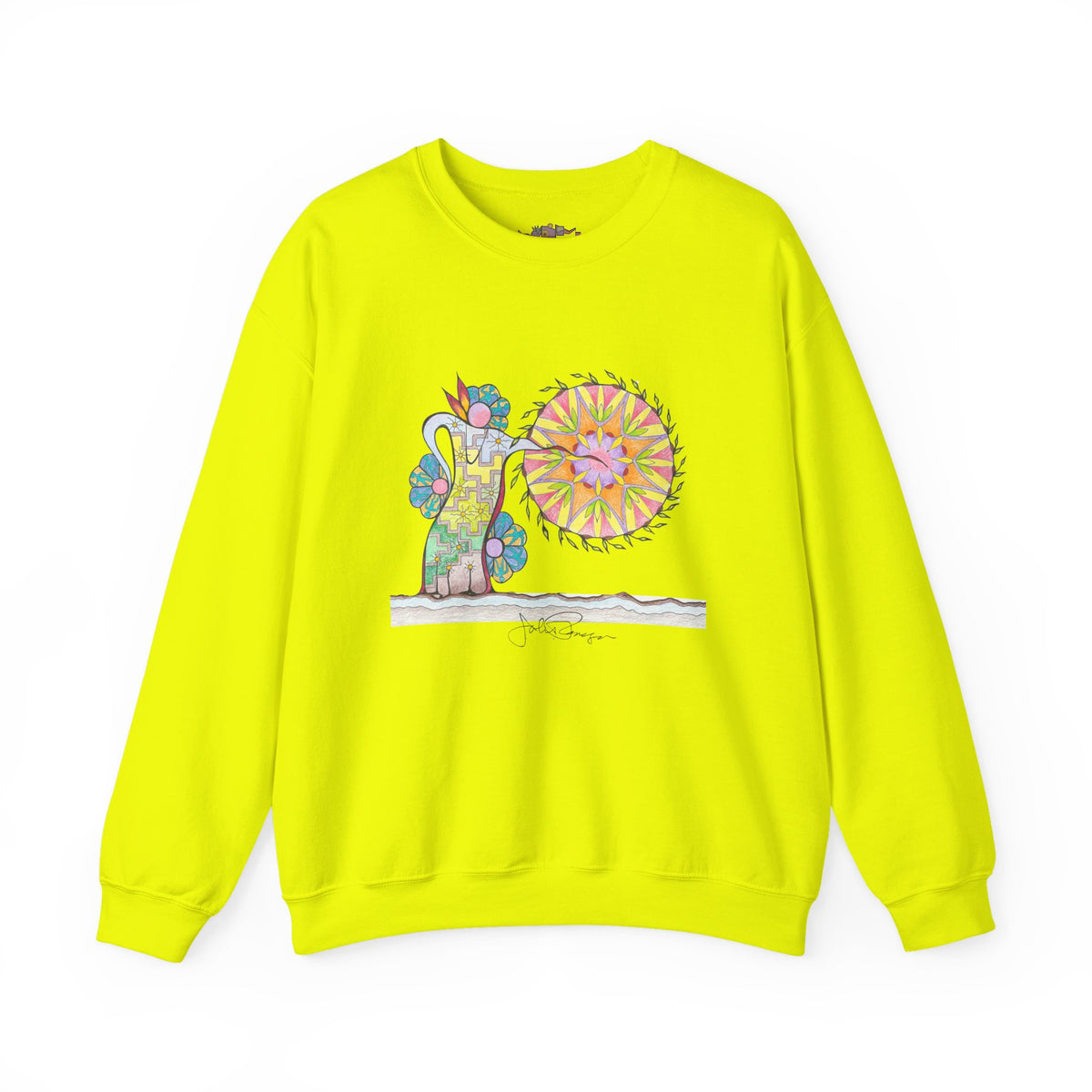 Premium Pullover Sweatshirt Wearable Art | Pow Wow Drum