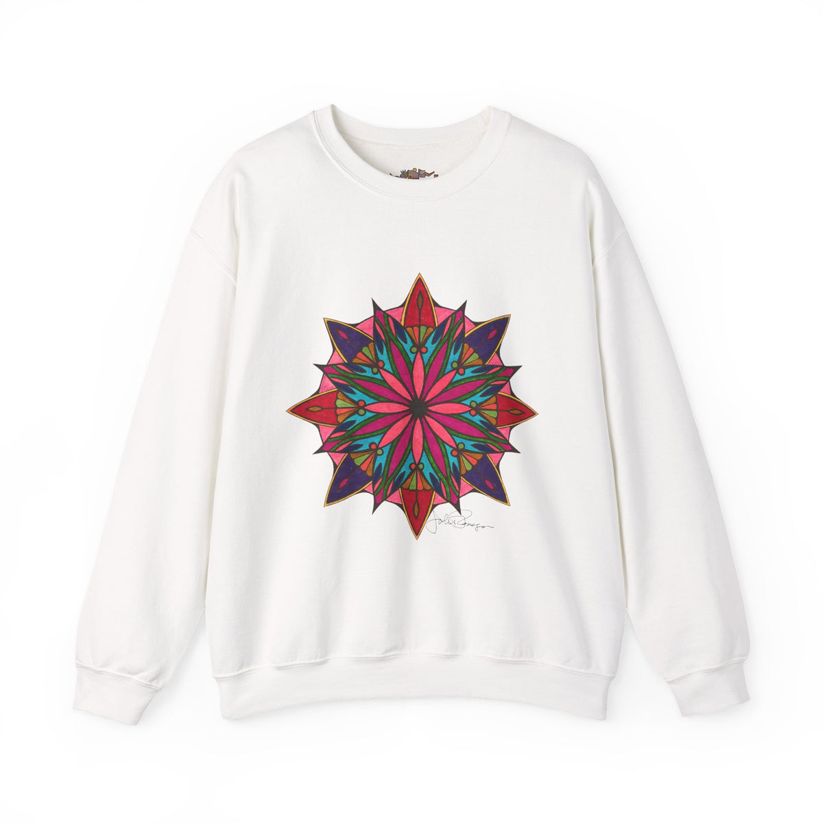 Premium Pullover Sweatshirt Wearable Art | Moving Mandala