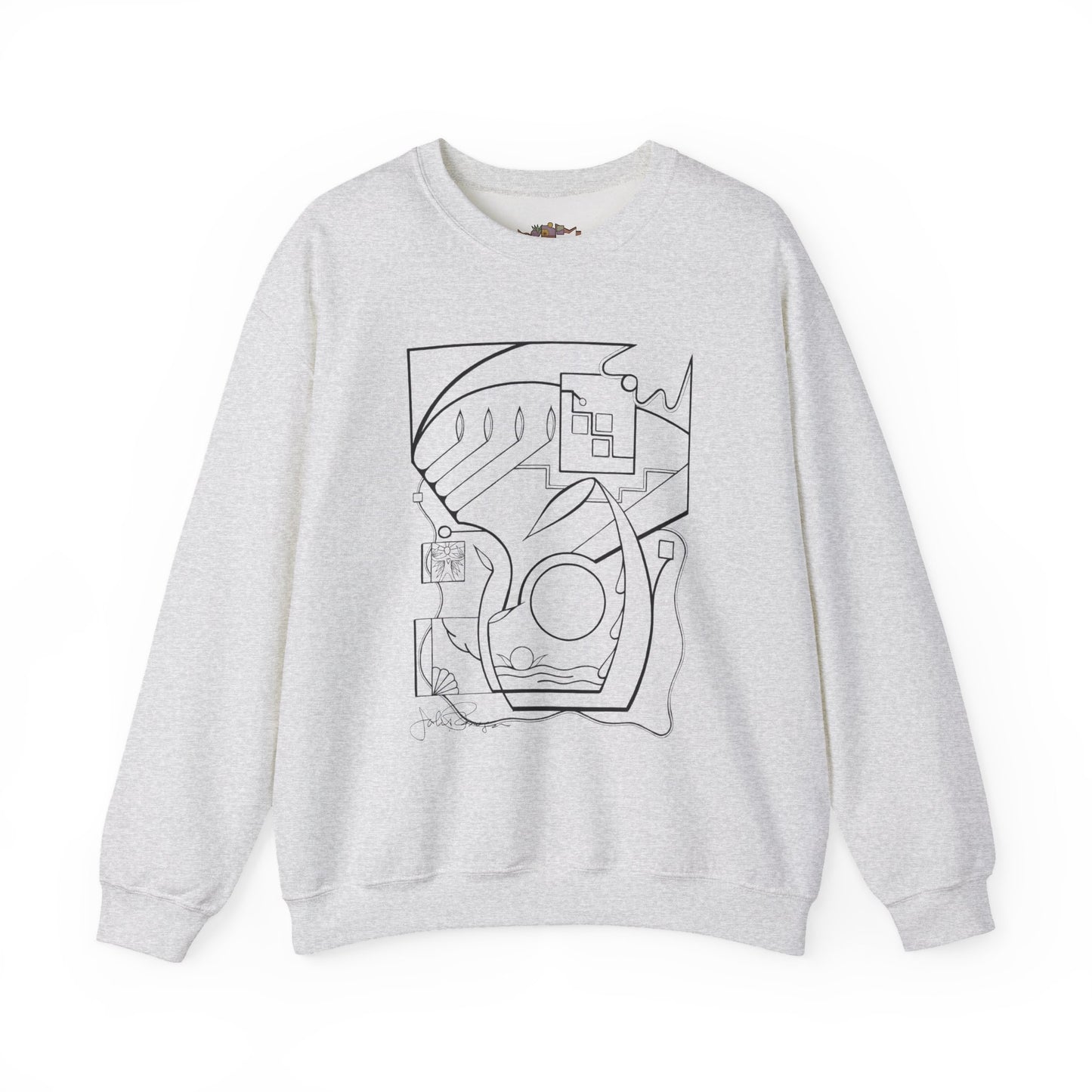 Premium Pullover Sweaatshirt Wearable Art | From the Heart