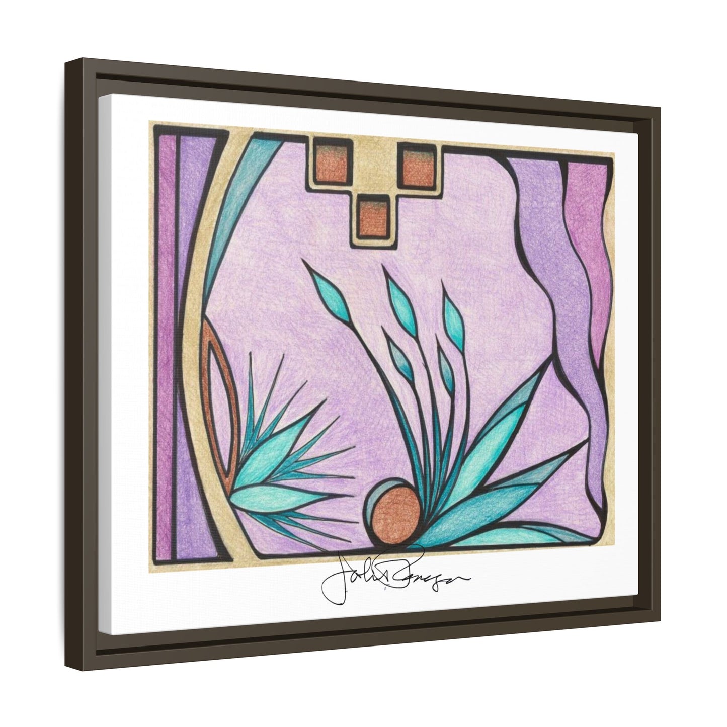 Deep Purple Visions - Archival Gallery Matte Canvas