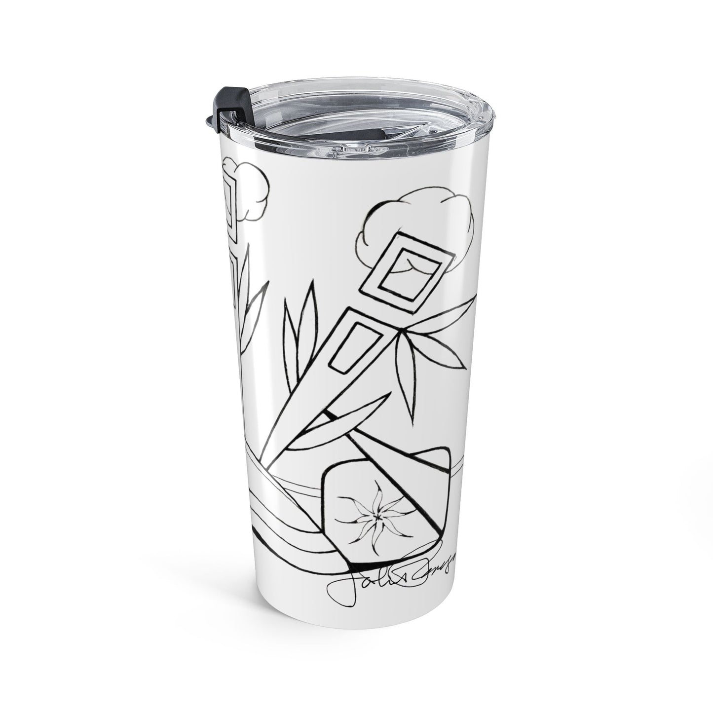 Riding the Turtle - Wrap-Around Travel Tumbler (20 oz)