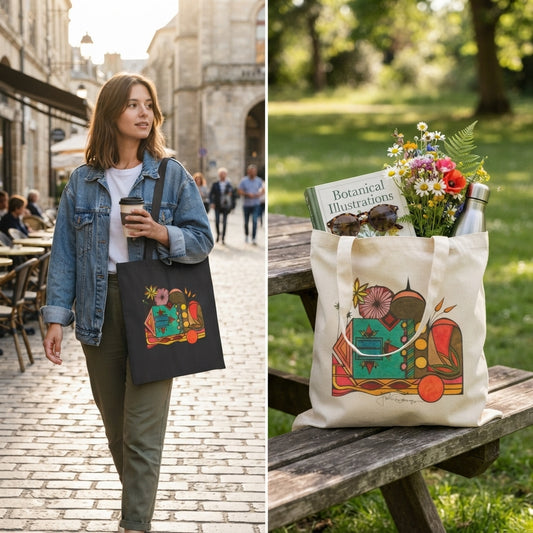 Premium Utility Canvas Art Tote | Controlling the Conversation