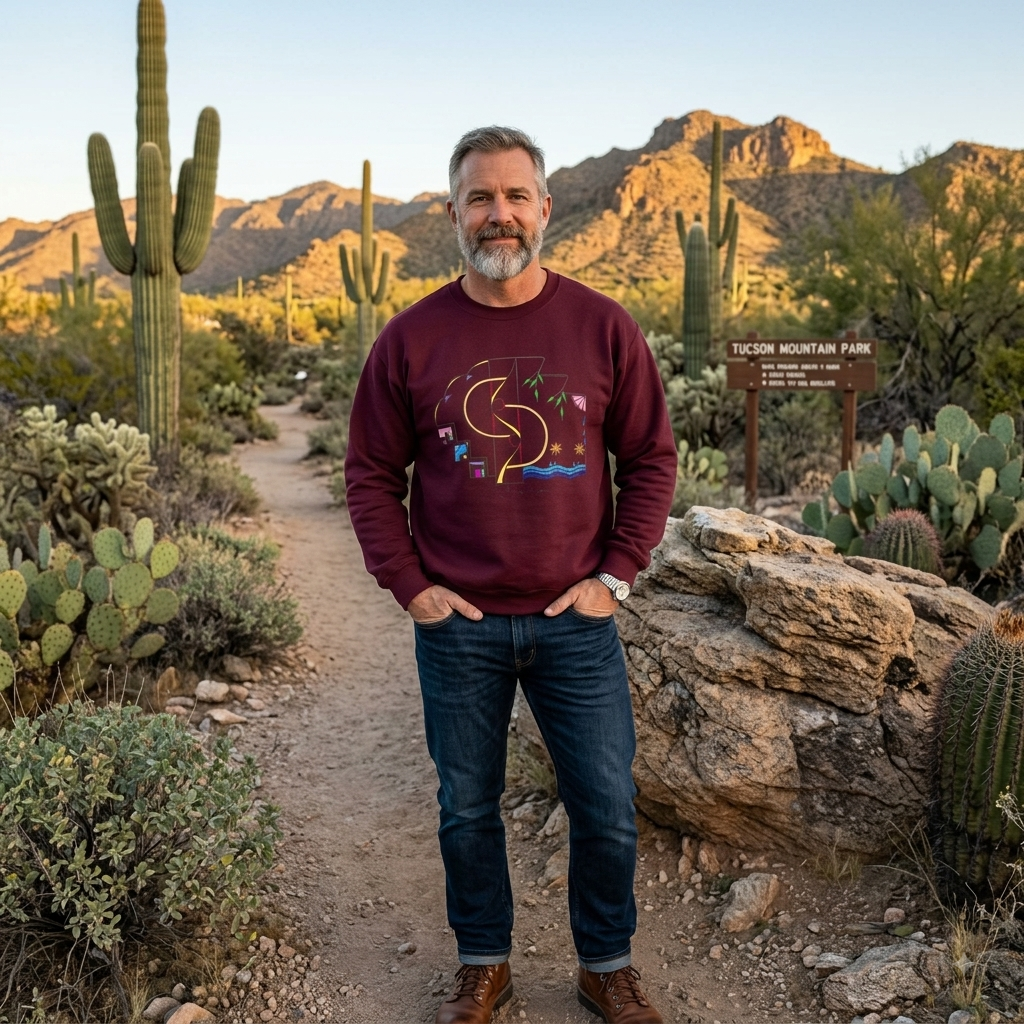 Premium Pullover Sweatshirt Wearable Art | Finding Home