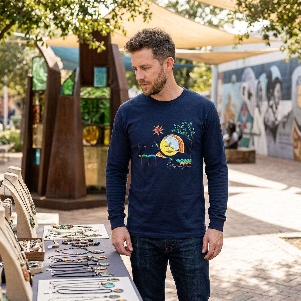 Premium Pullover Sweatshirt Wearable Art | Sol Searcher