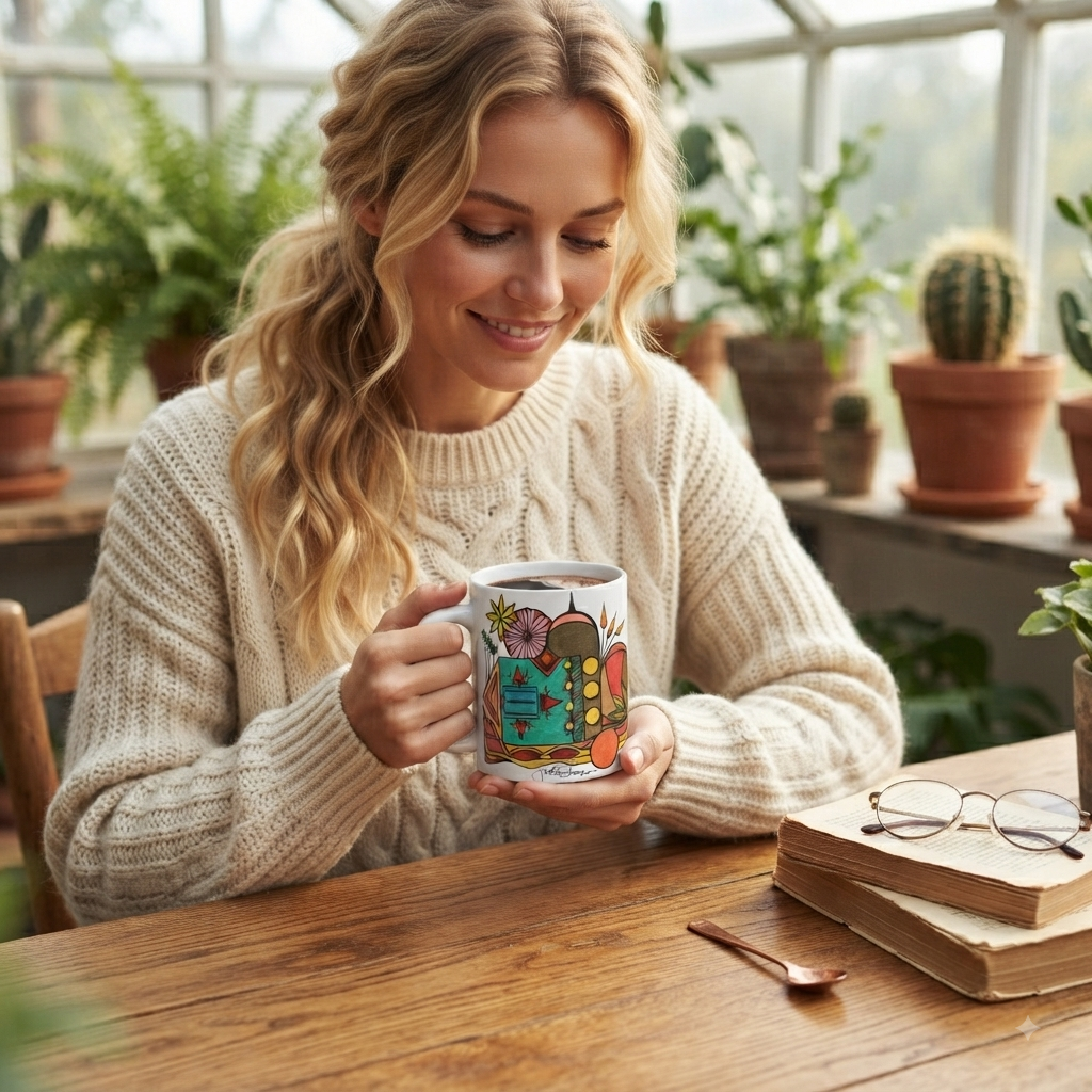 Premium Ceramic Art Mug (11 oz/15 oz) | Controlling the Conversation