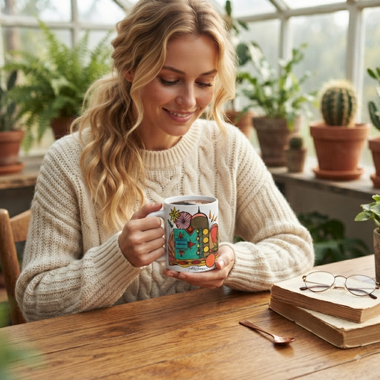 Premium Ceramic Art Mug (11 oz/15 oz) | Controlling the Conversation