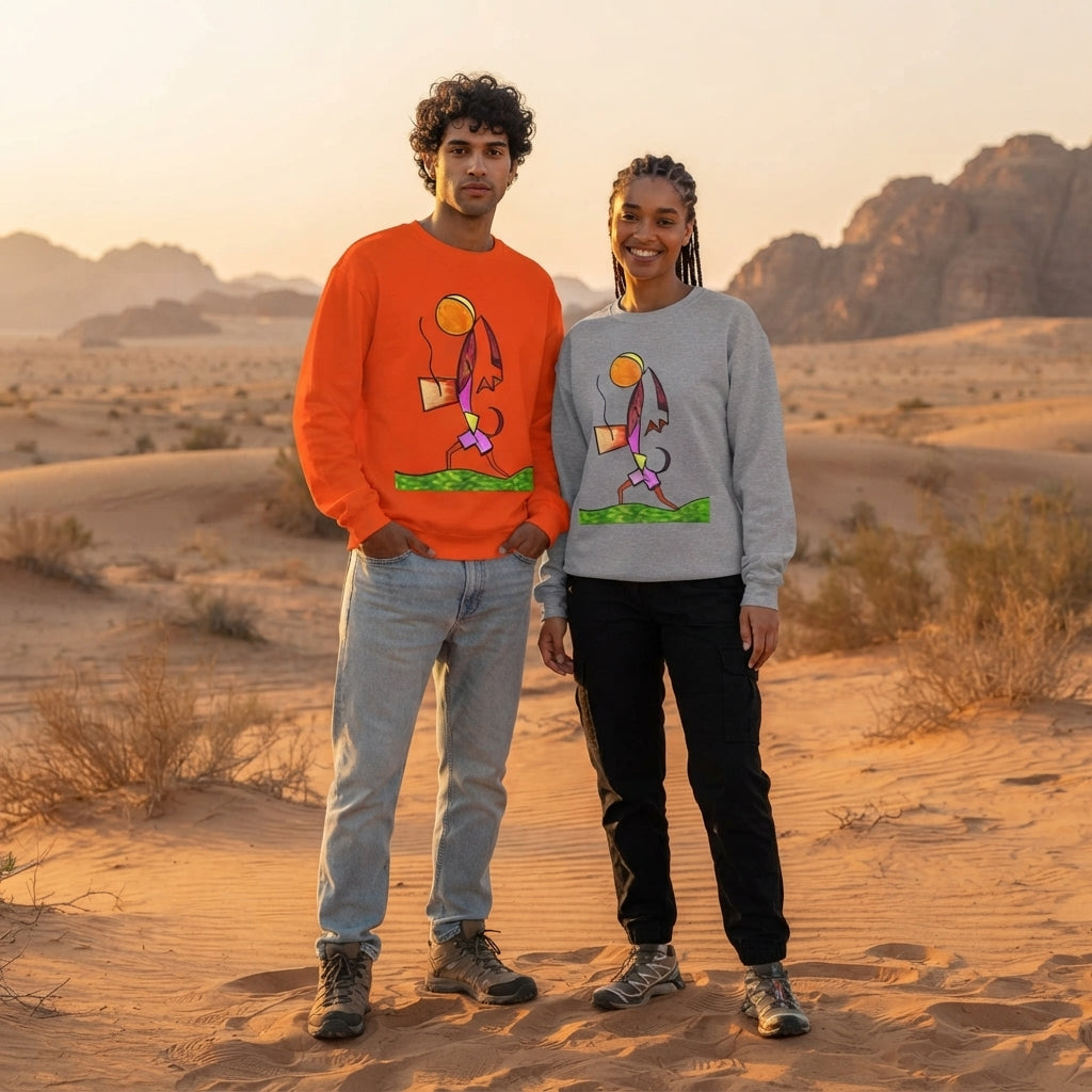 Premium Pullover Sweatshirt Wearable Art | Walk Proud