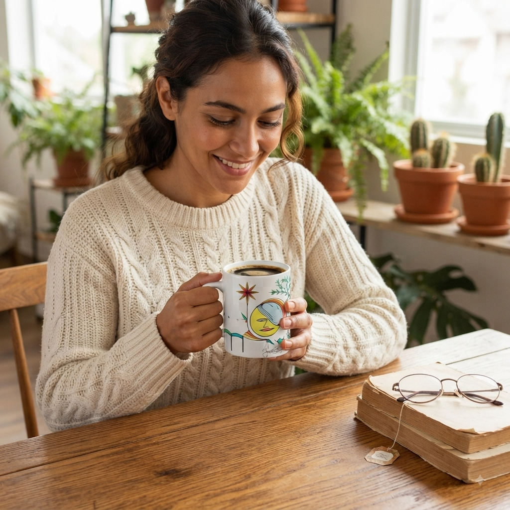 Premium Ceramic Art Mug  (11 oz/15 oz) | Sol Searcher