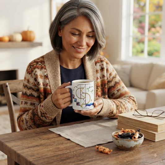 Premium Ceramic Art Mug (11 oz/15 oz) | Finding Home