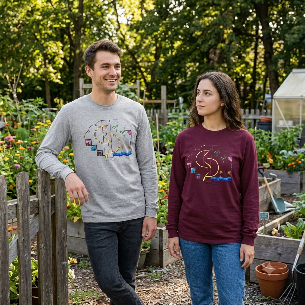 Premium Long Sleeve T-Shirt Wearable Art | Finding Home