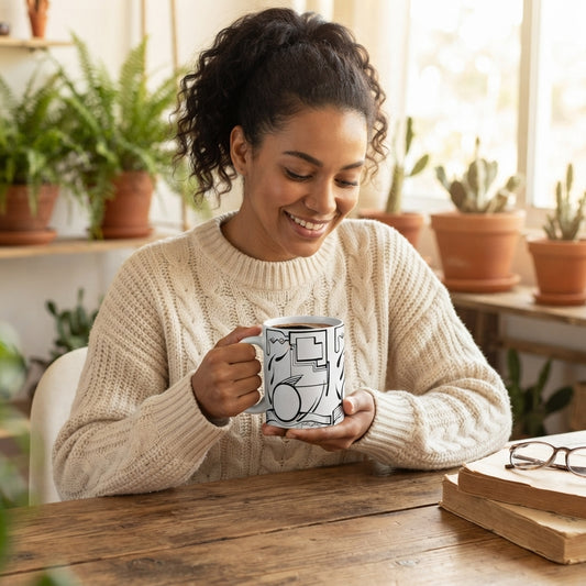 Premium Ceramic Art Mug (11 oz & 15 oz) | Fleeing the Storm